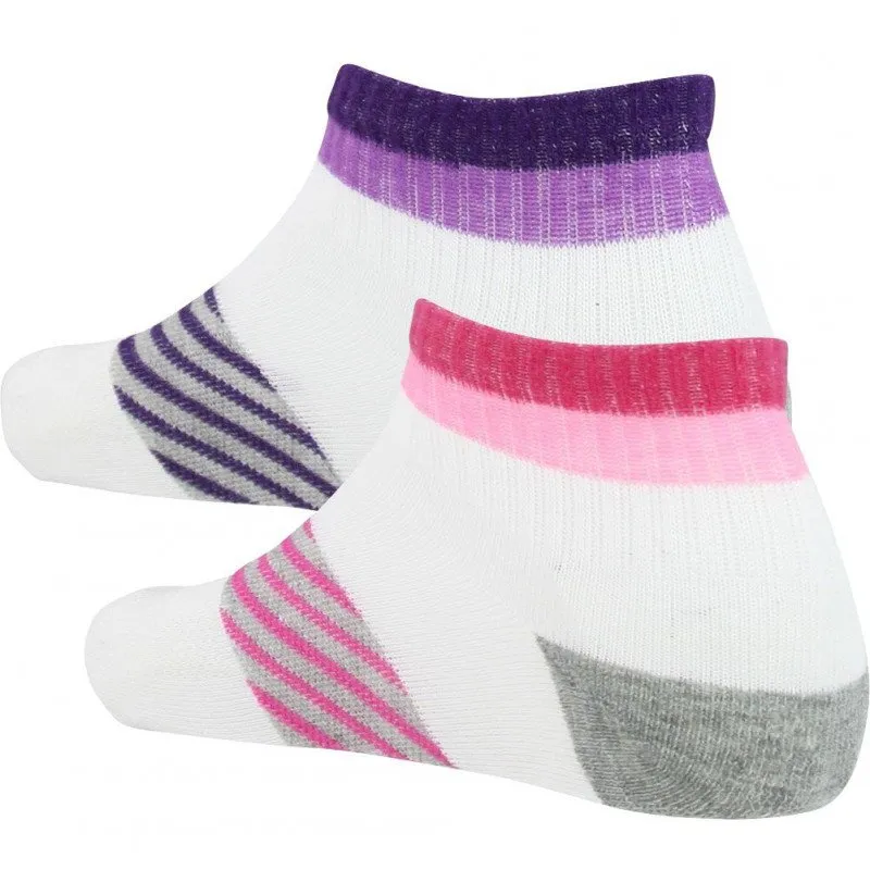 DIM 2 paires de Socquettes Femme Microfibre QUARTER XTEMP Blanc