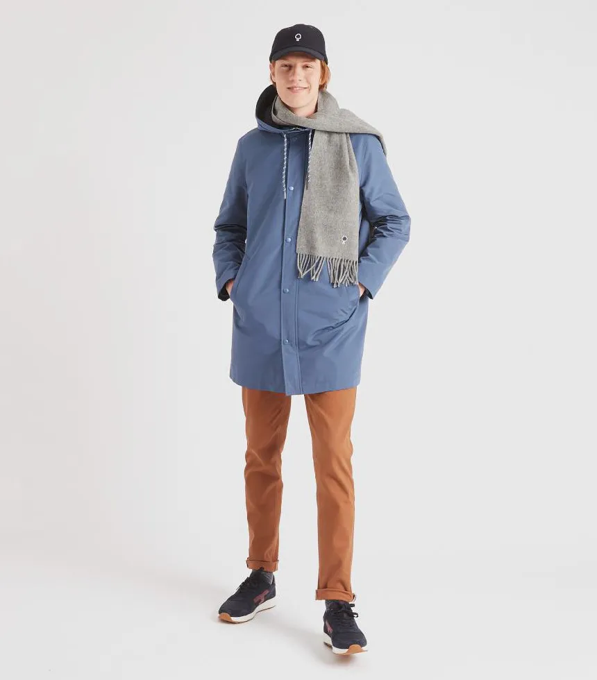 Echarpe en laine et cachemire pour homme Gris