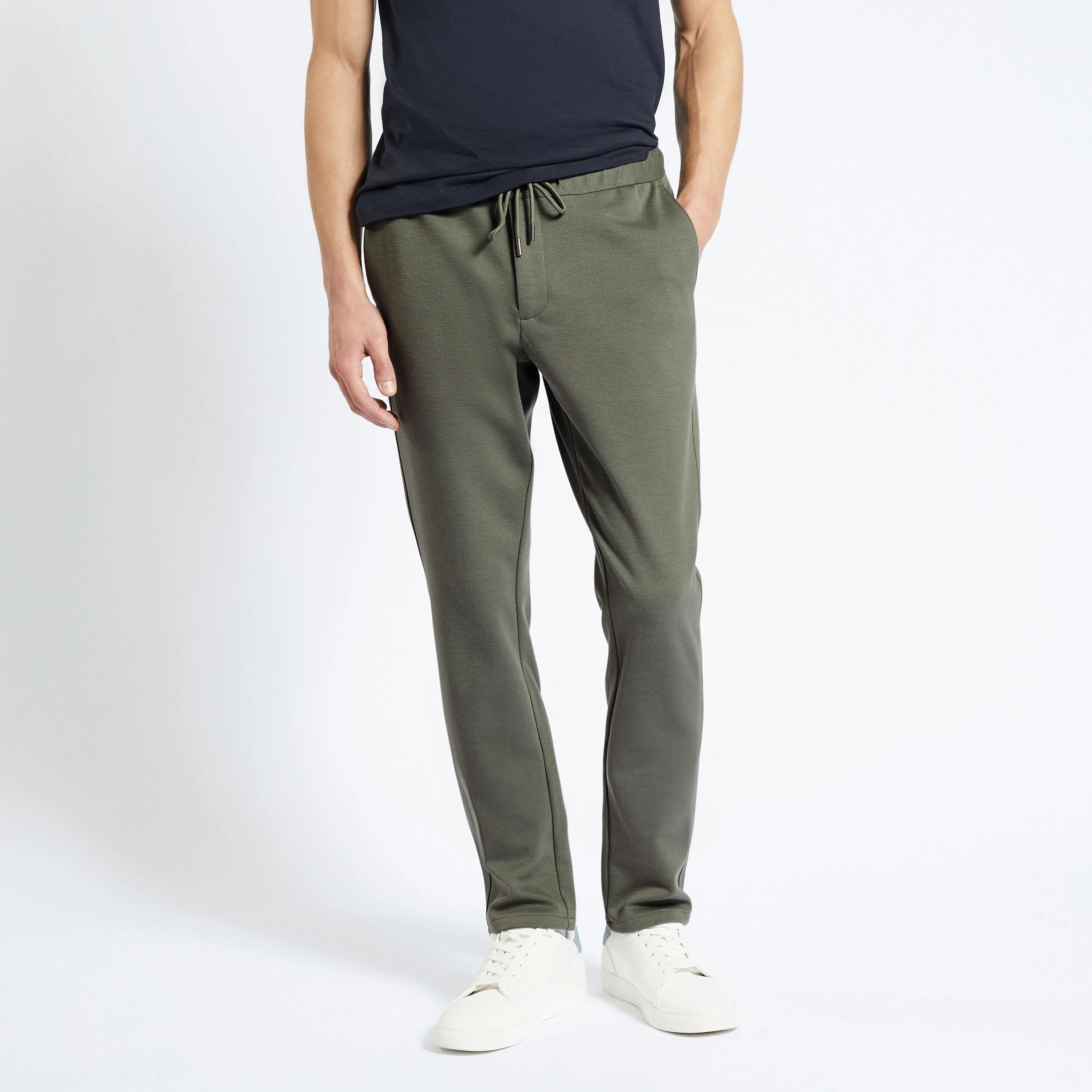 Ensemble surchemise et pantalon uni - Vert | Jules