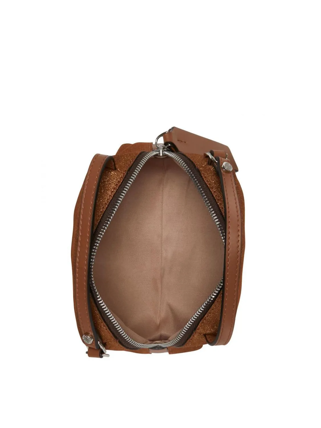 Gianni Chiarini Alifa Mini Sac En Cuir Lamé Cognac - Achetez À Prix Outlet!