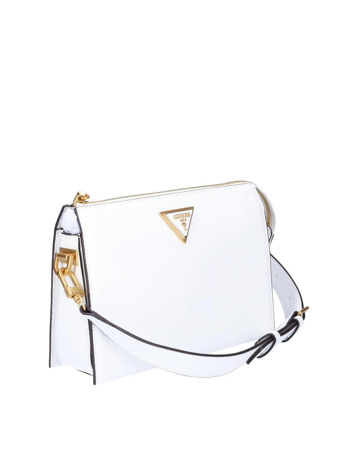 Guess Lossie Mini Sac À Bandoulière Blanc - Achetez À Prix Outlet!