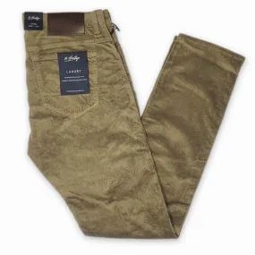 Jeans de corduroy beige