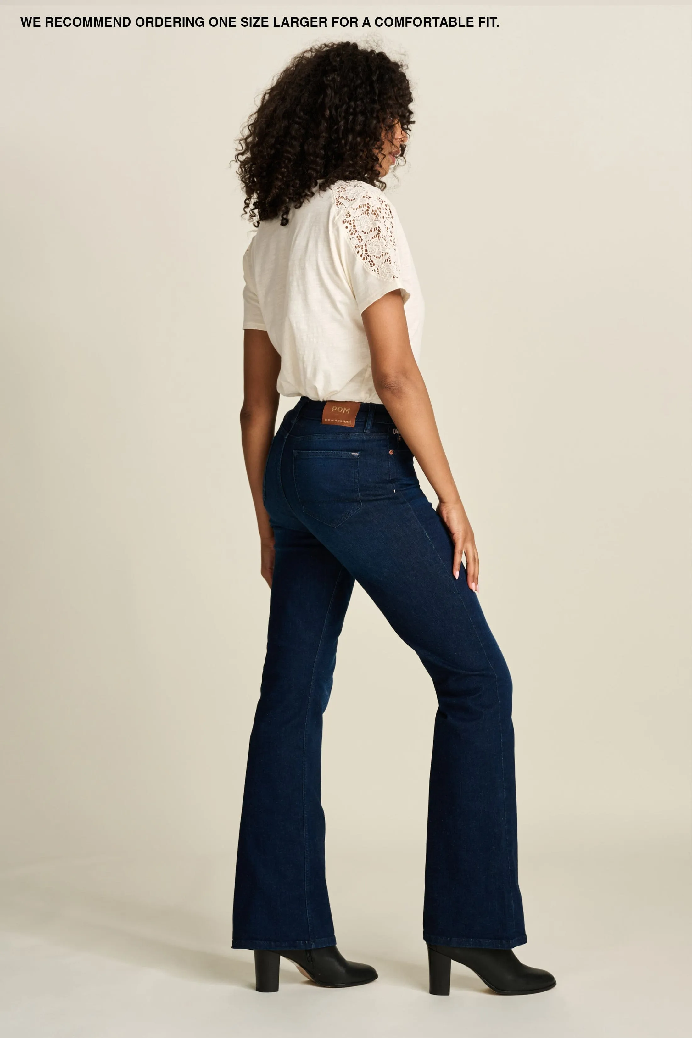 JEANS - Esmee Flare Dark Bleu