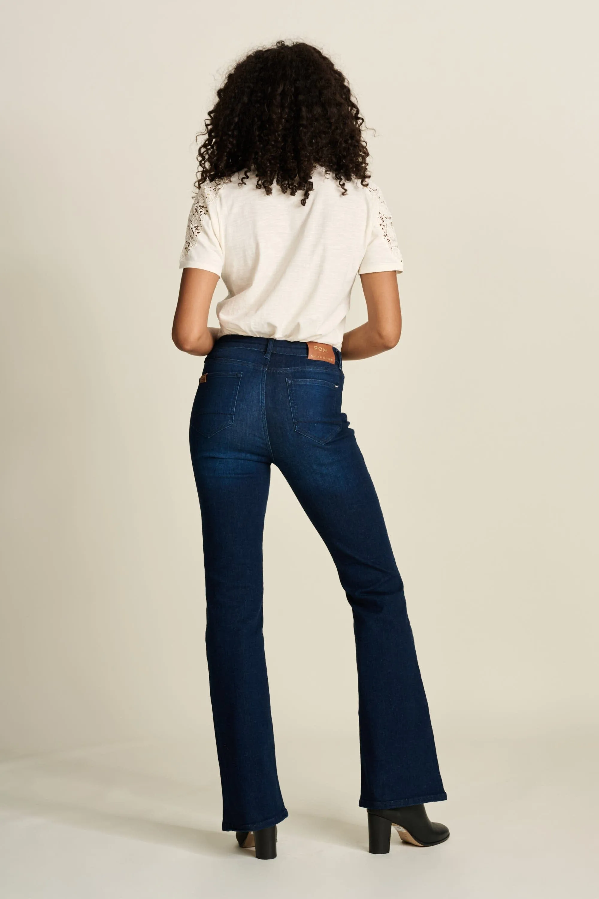 JEANS - Esmee Flare Dark Bleu