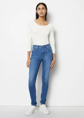 Jeans modèle KAJ Skinny taille haute - Marc O'Polo Produit Luxe Luxymind : votre shopping luxe