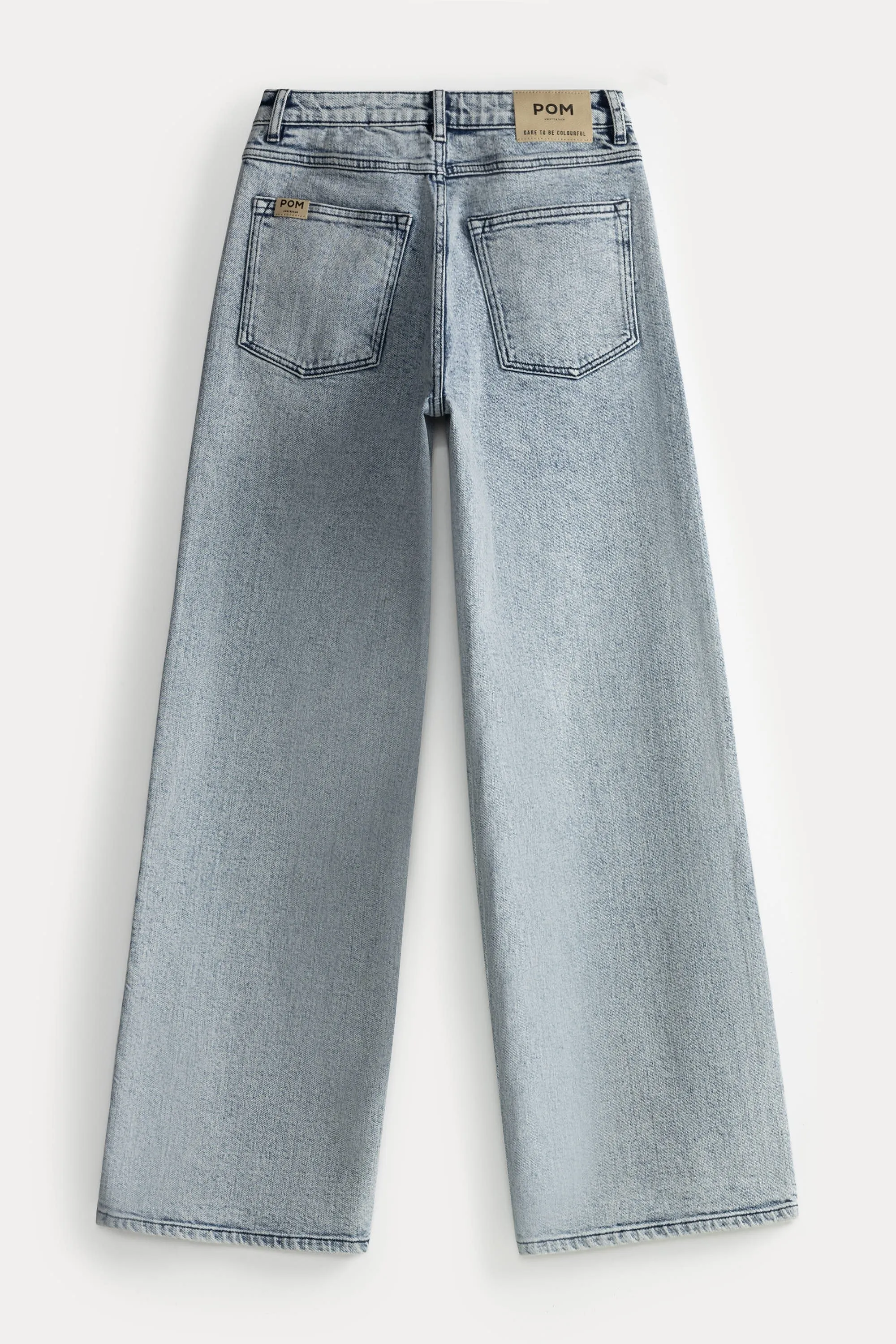 JEANS - Pantalon jambes larges Light Blue