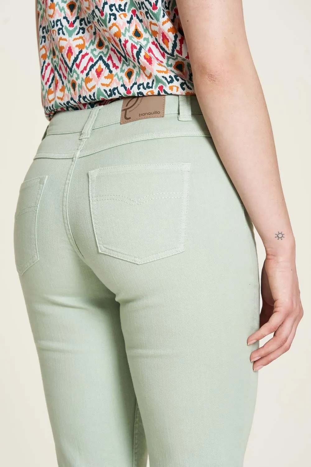 Jeans Straight Topaz Green ⋆ Bella Green ⋆ Nachhaltige Mode