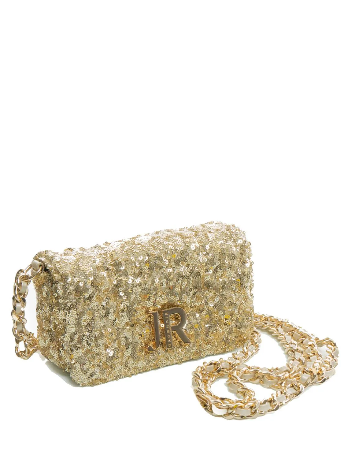 John Richmond Coslov Mini Sac À Paillettes Or/Or - Achetez À Prix Outlet!