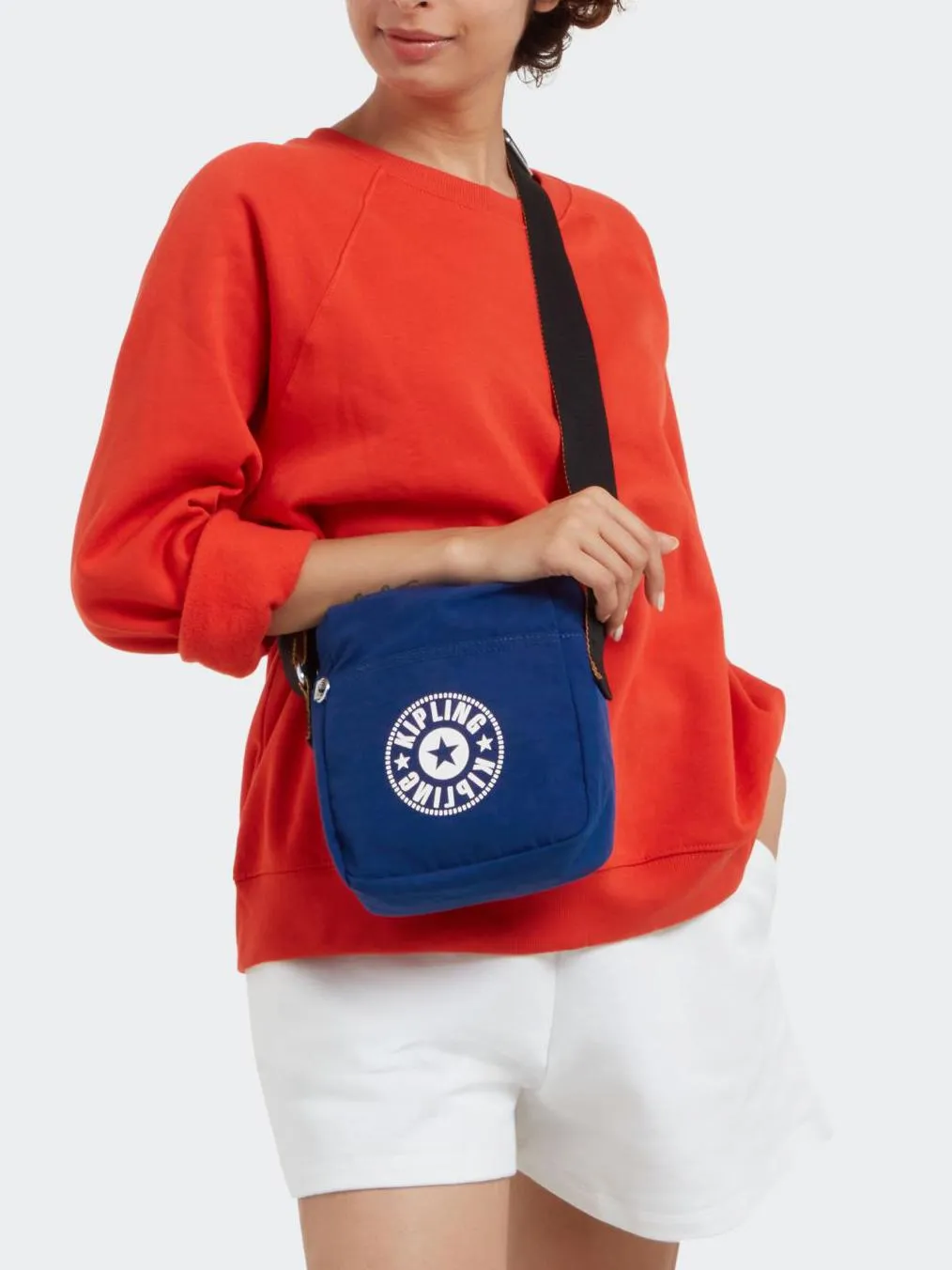 Kipling Chaz Cnt Mini Sac À Bandoulière Bleu Ciel Profond C - Achetez À Prix Outlet!