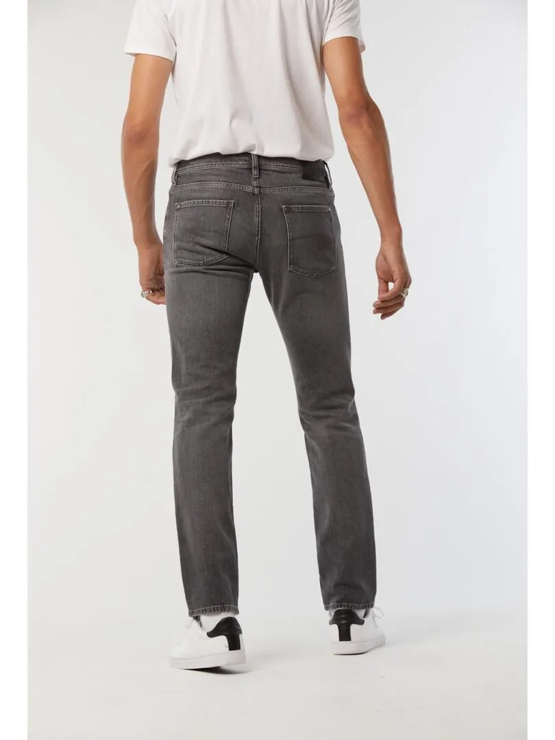 Lee Cooper - Pantalon coton straight LC122ZP - Gris foncé