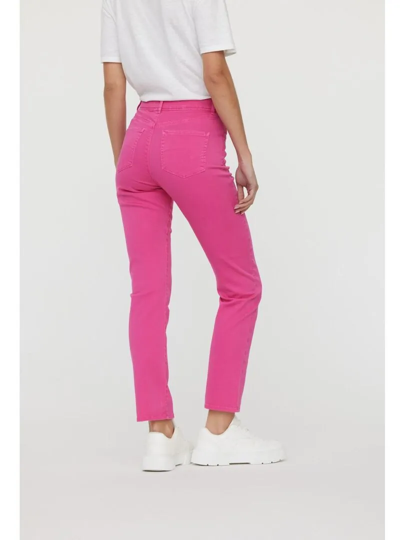 Lee Cooper - Pantalon coton straight LC161 - Rose fushia