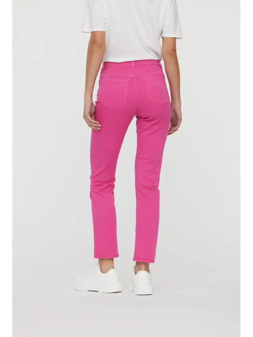 Lee Cooper - Pantalon coton straight LC161 - Rose fushia