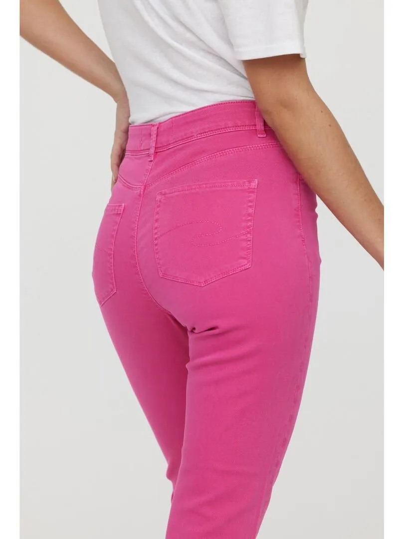 Lee Cooper - Pantalon coton straight LC161 - Rose fushia