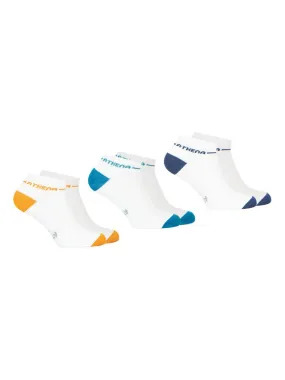 Lot de 3 paires de socquettes homme Easy Color - Blanc