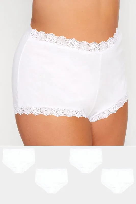 Lot de 4 Shorty Blancs