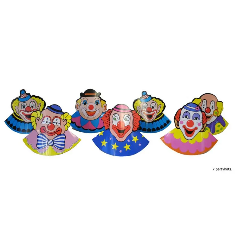 Lot de 6 chapeau clown