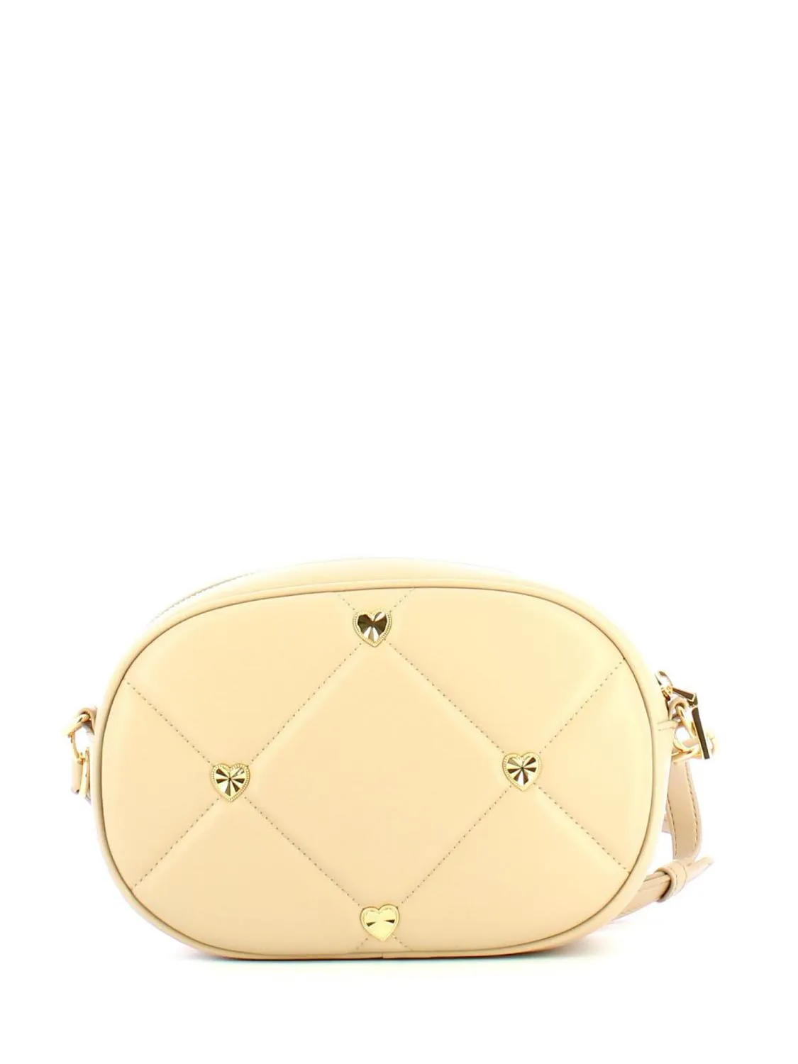 Love Moschino Gold Heart Mini Sac À Bandoulière Crème - Achetez À Prix Outlet!