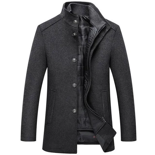 Manteau en laine chaud - Look Homme