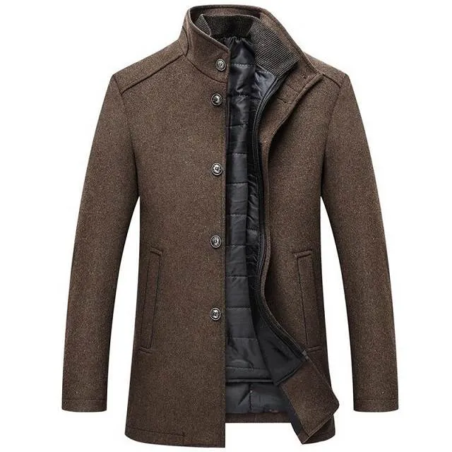 Manteau en laine chaud - Look Homme