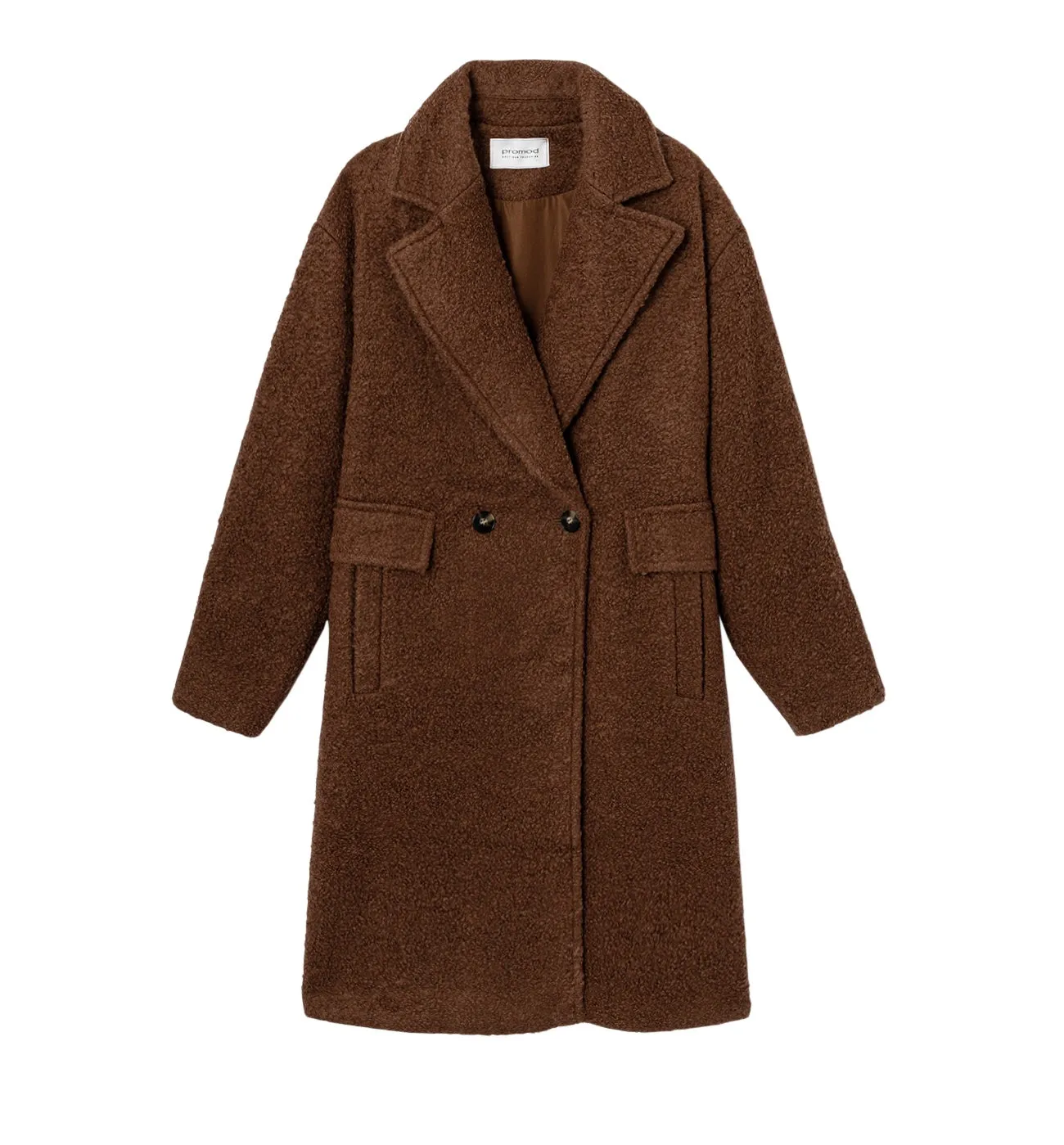 Manteau en laine Femme - Marron