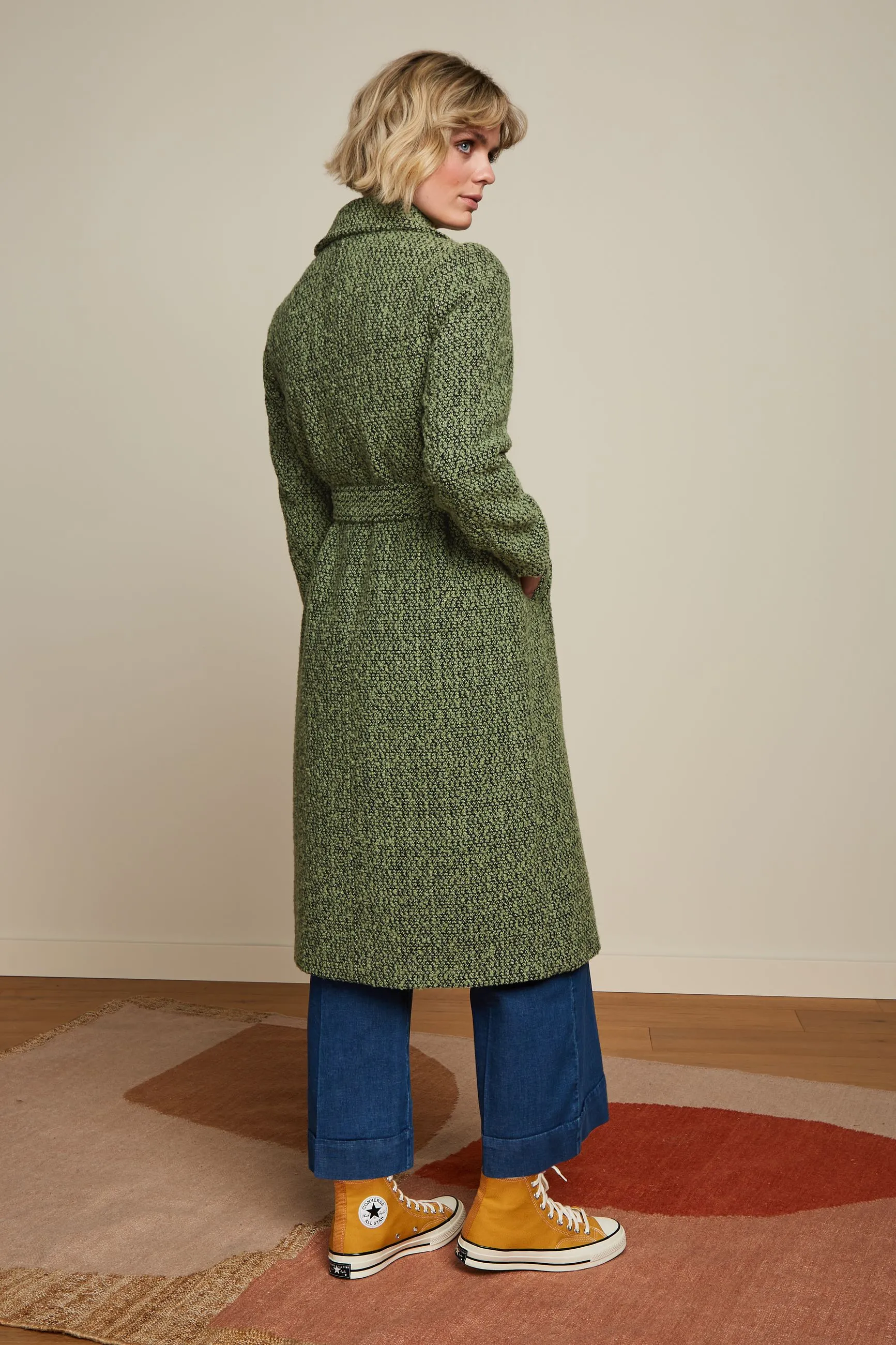 Manteau Robin Boucle - Jade Vert