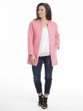 Manteau rond ELIE - Gérard Pasquier - Rose