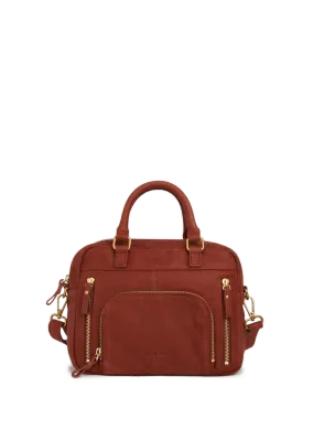 NAT & NIN  Sac à main Mini Macy en cuir  - Rouge