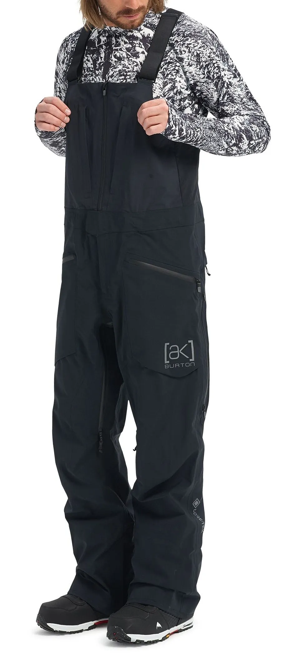 pantalon Burton Freebird Bib AK 3L Gore-Tex - True Black - men´s