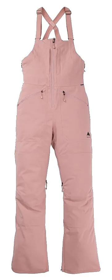 pantalon Burton Reserve Bib 2L Stretch - Powder Blush - women´s