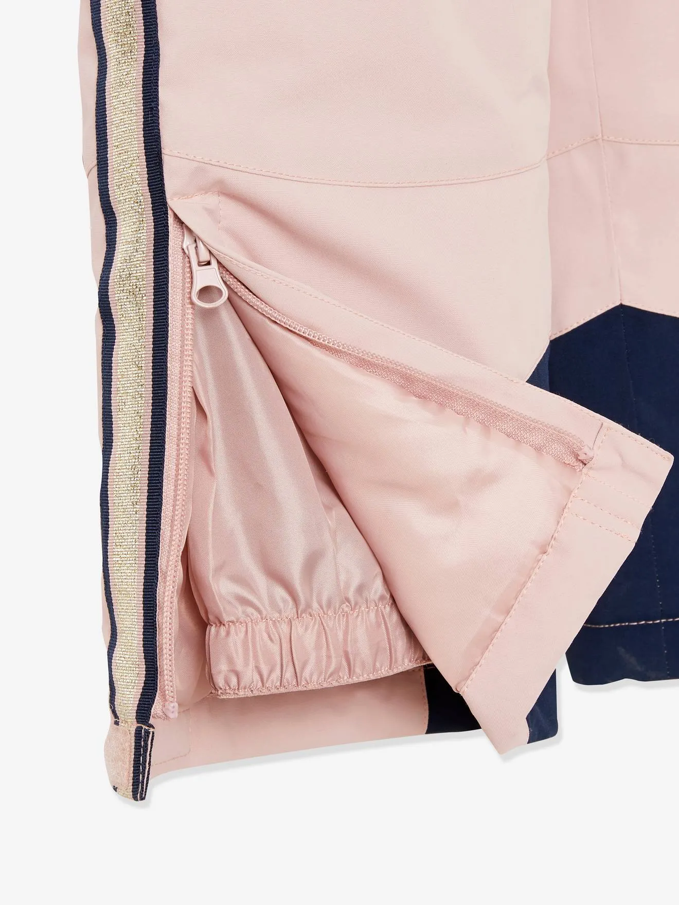 Pantalon de ski fille détails techniques et irisés garnissage recyclé rose - Vertbaudet