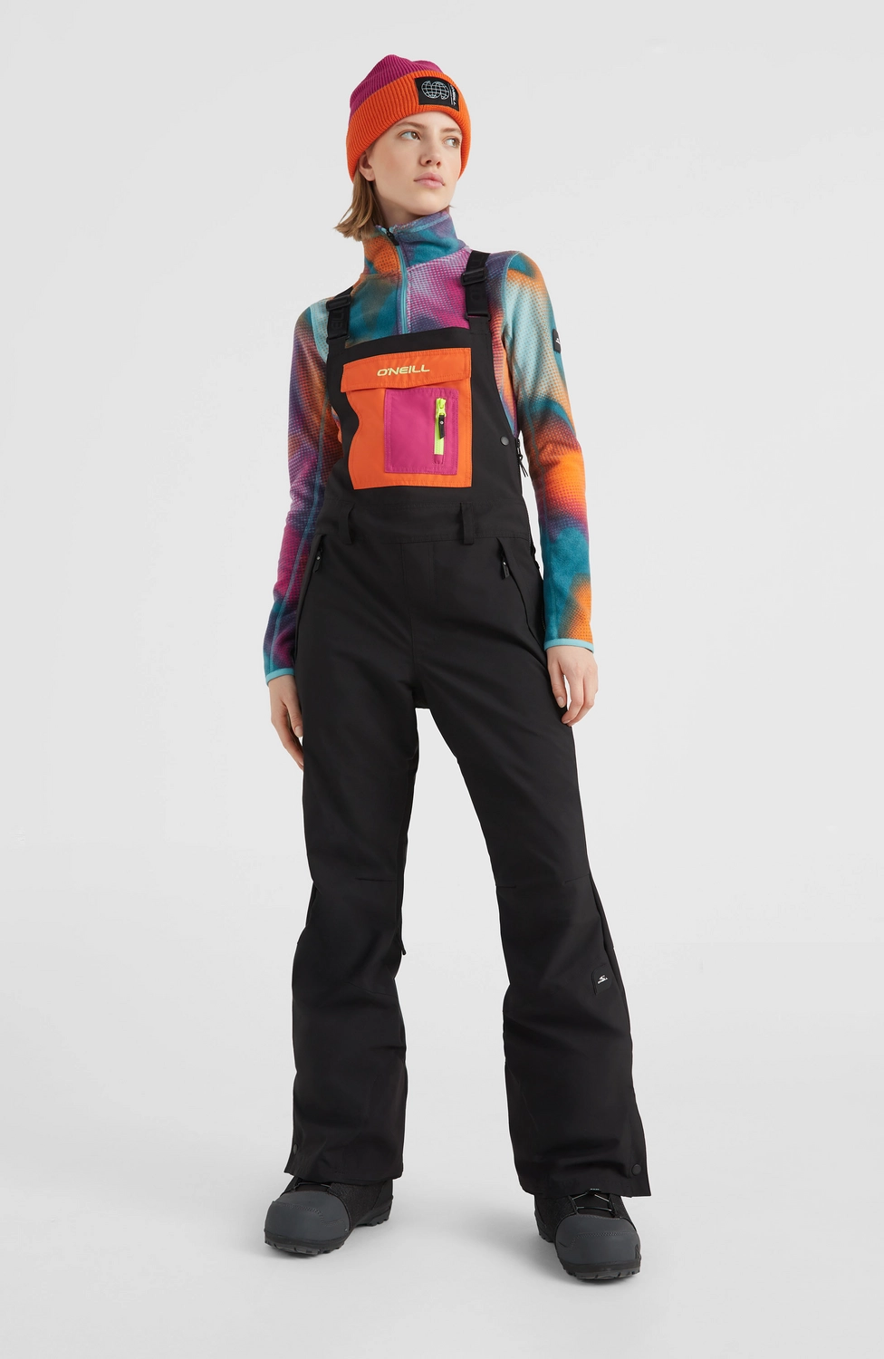 Pantalon de Ski O'Neill Women O'Riginals Bib Black Out Colour Block