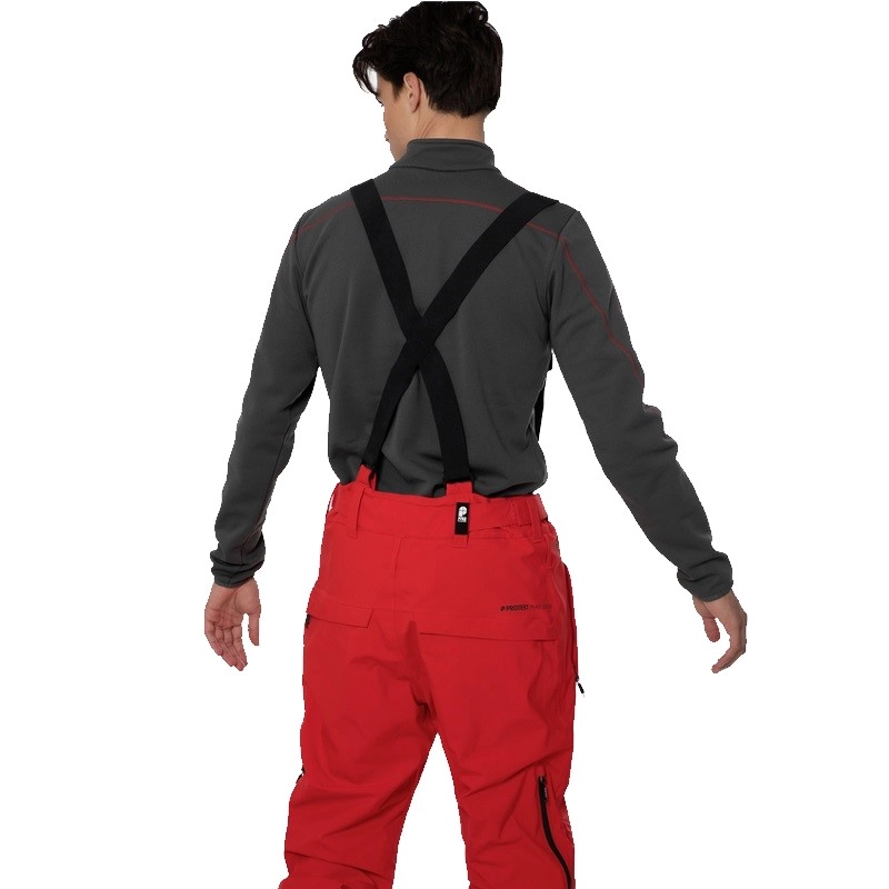 Pantalon de Ski Protest Men Miikka Snowpants Mars Red