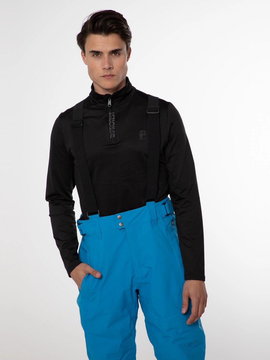 Pantalon de Ski Protest Men Owens Snowpants Marlin Blue