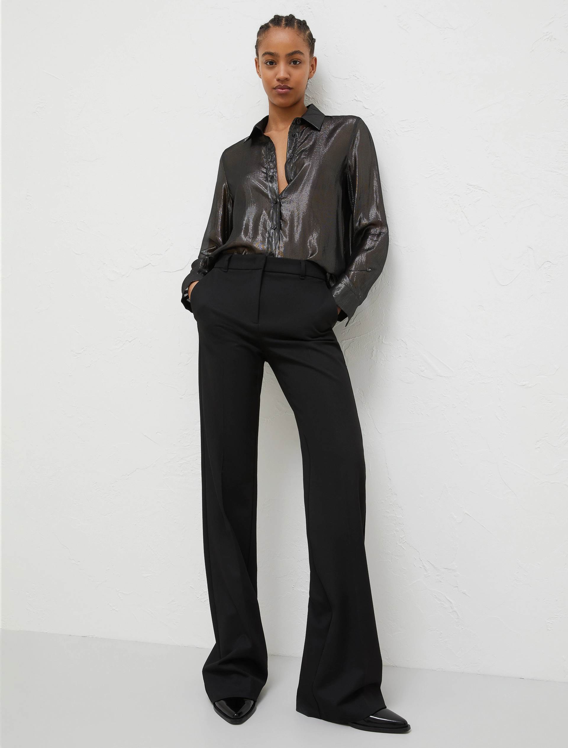 Pantalon en gabardine