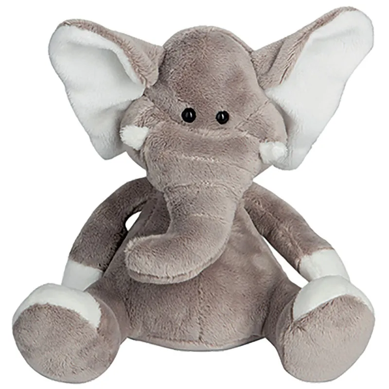 Peluche éléphant
 gris 18 cm