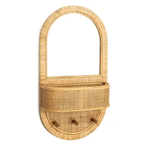 Porte-manteau en Rotin Mees - Naturel