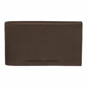 Porte-Monnaie - Bi-Fold Wallet marron en cuir | 3 Suisses