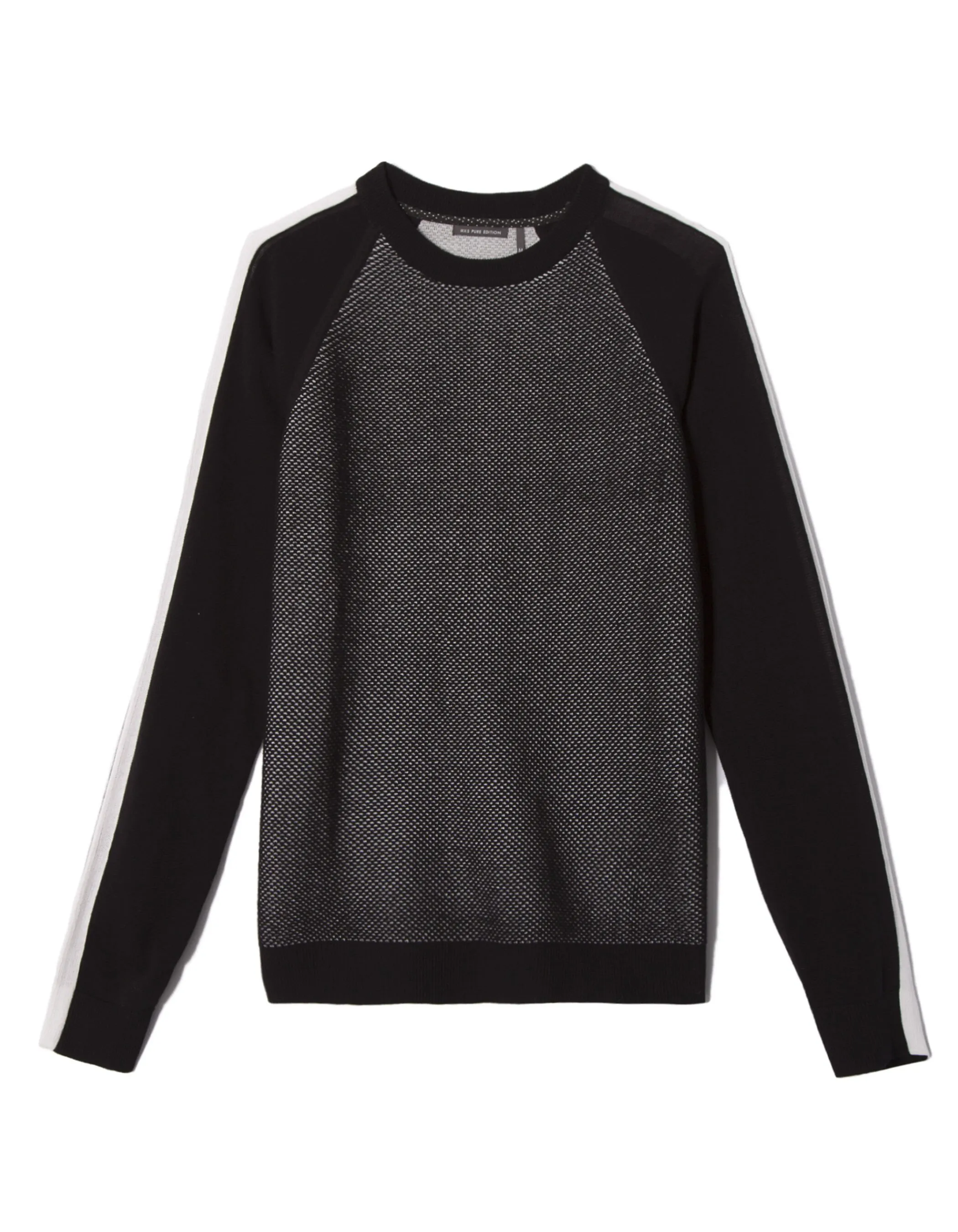 Pull bicolore homme