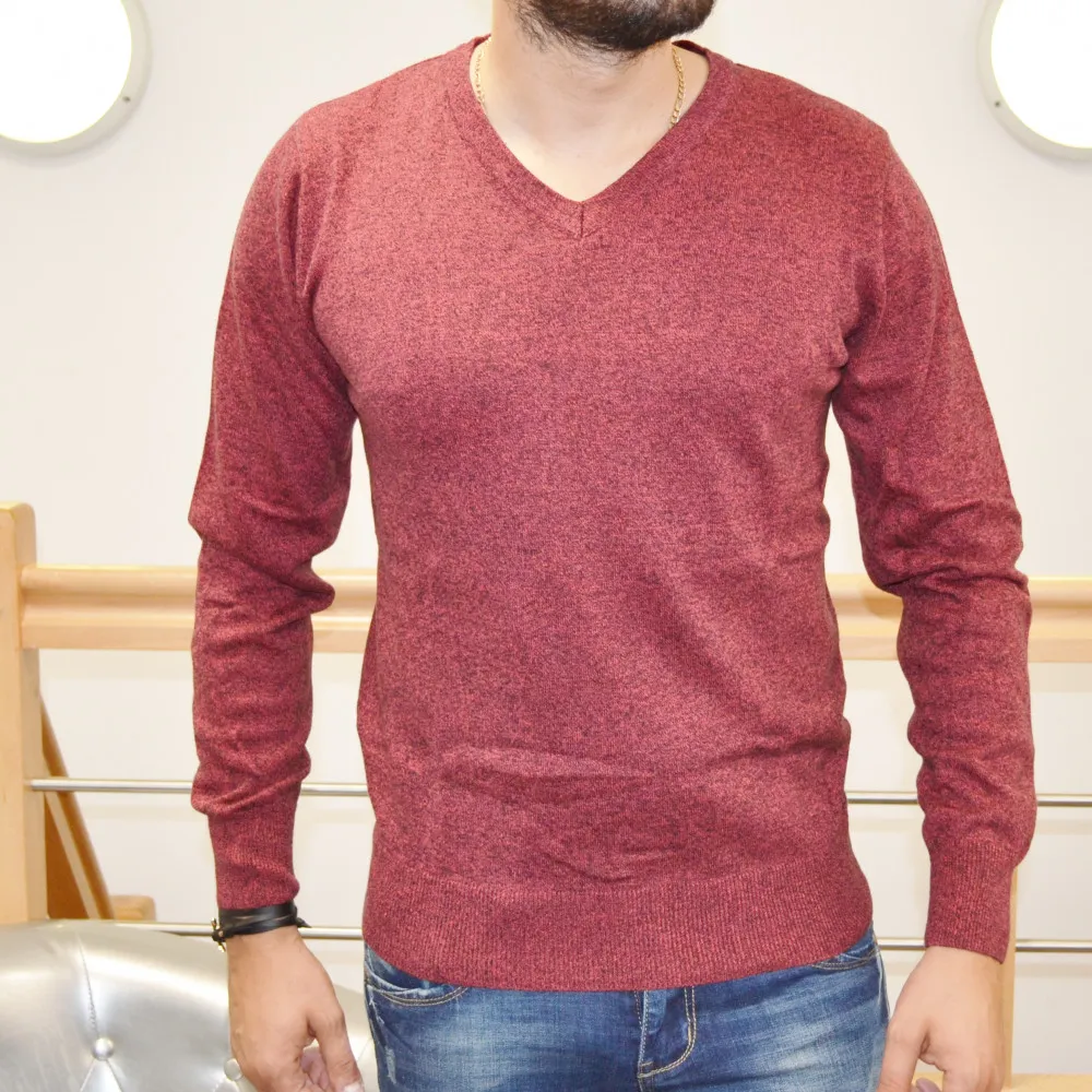 Pull homme rouge