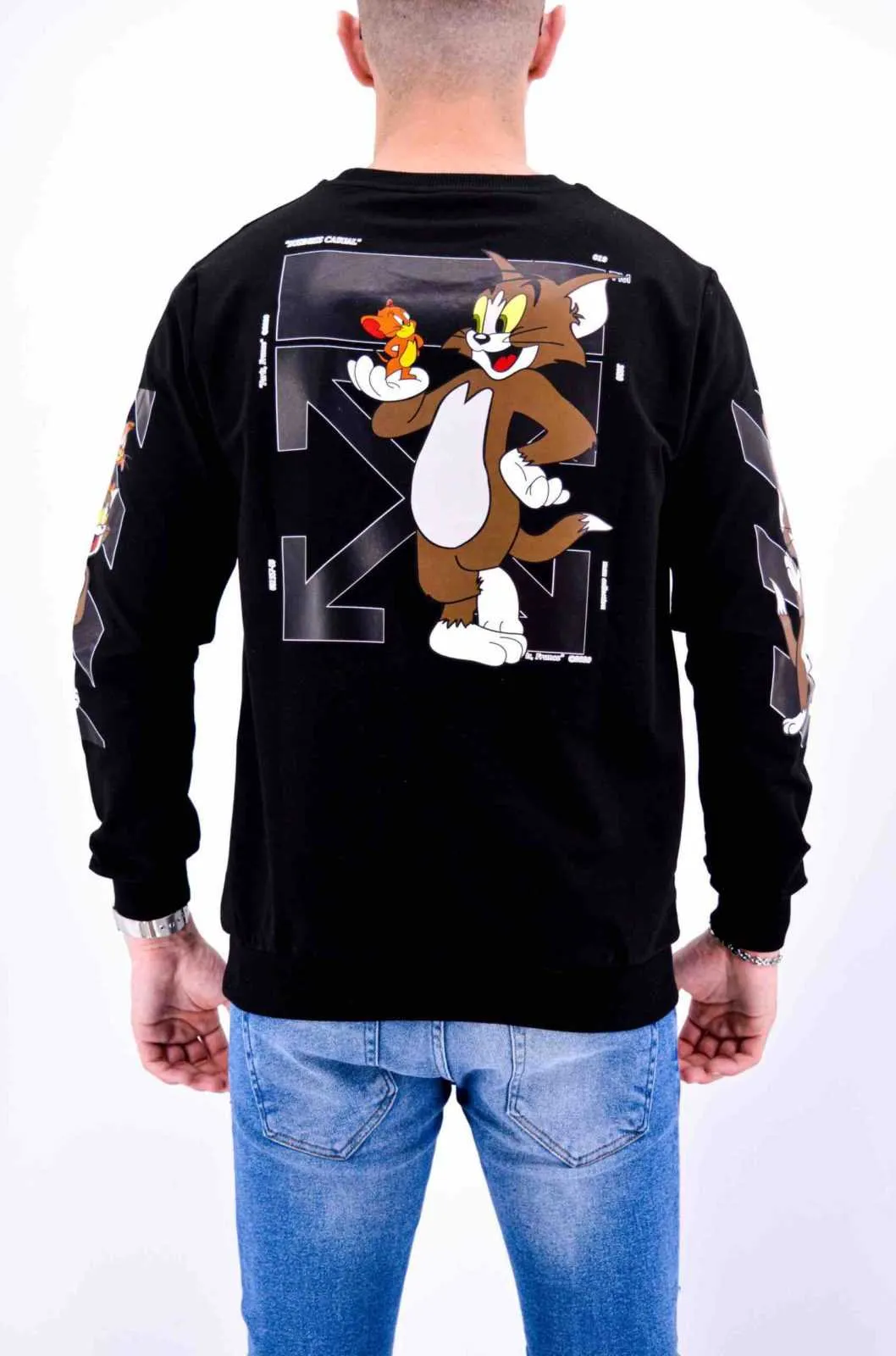 Pull tom & jerry | Pull noir | Mode urbaine | 29,90€