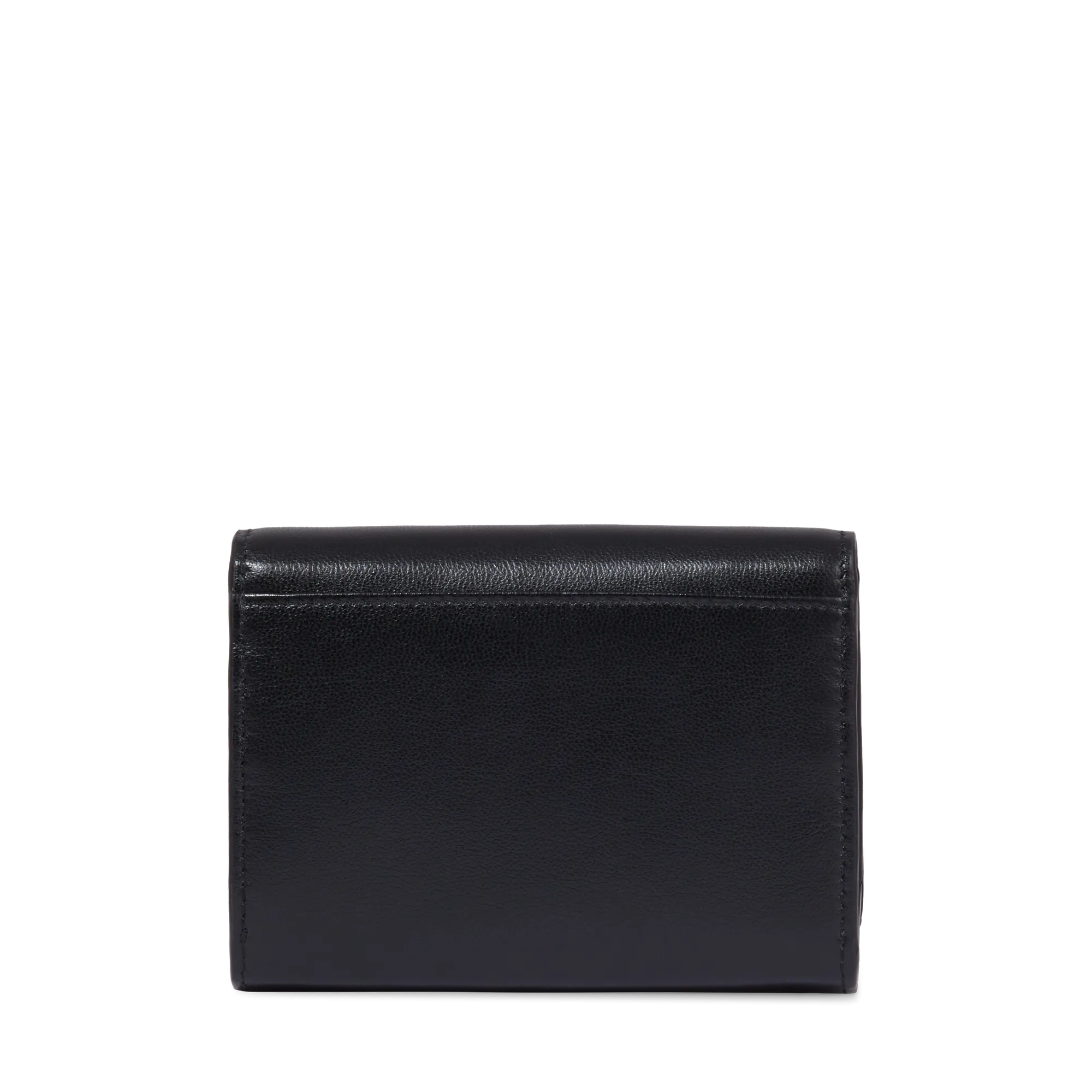 Rectangular flap compact wallet