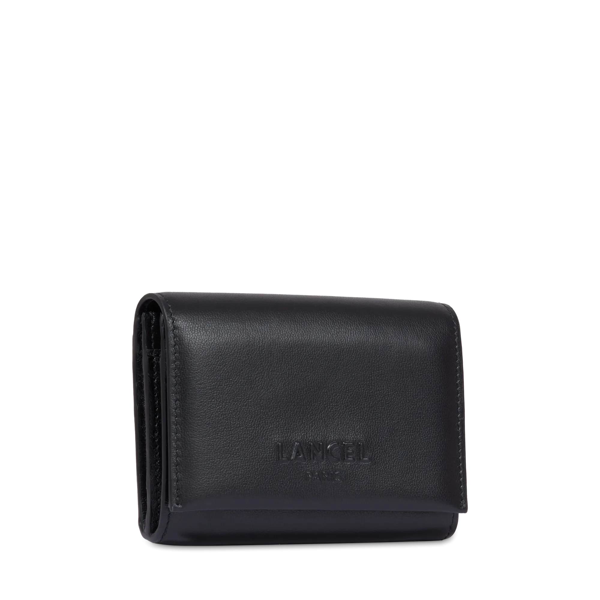 Rectangular flap compact wallet