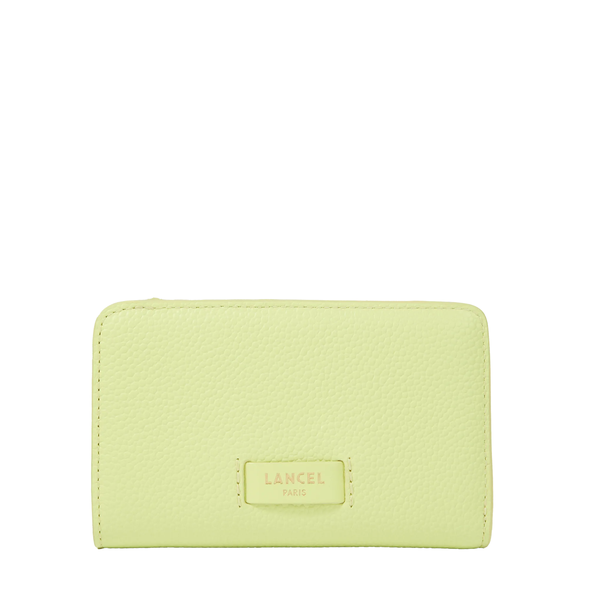 Rectangular zipped compact wallet