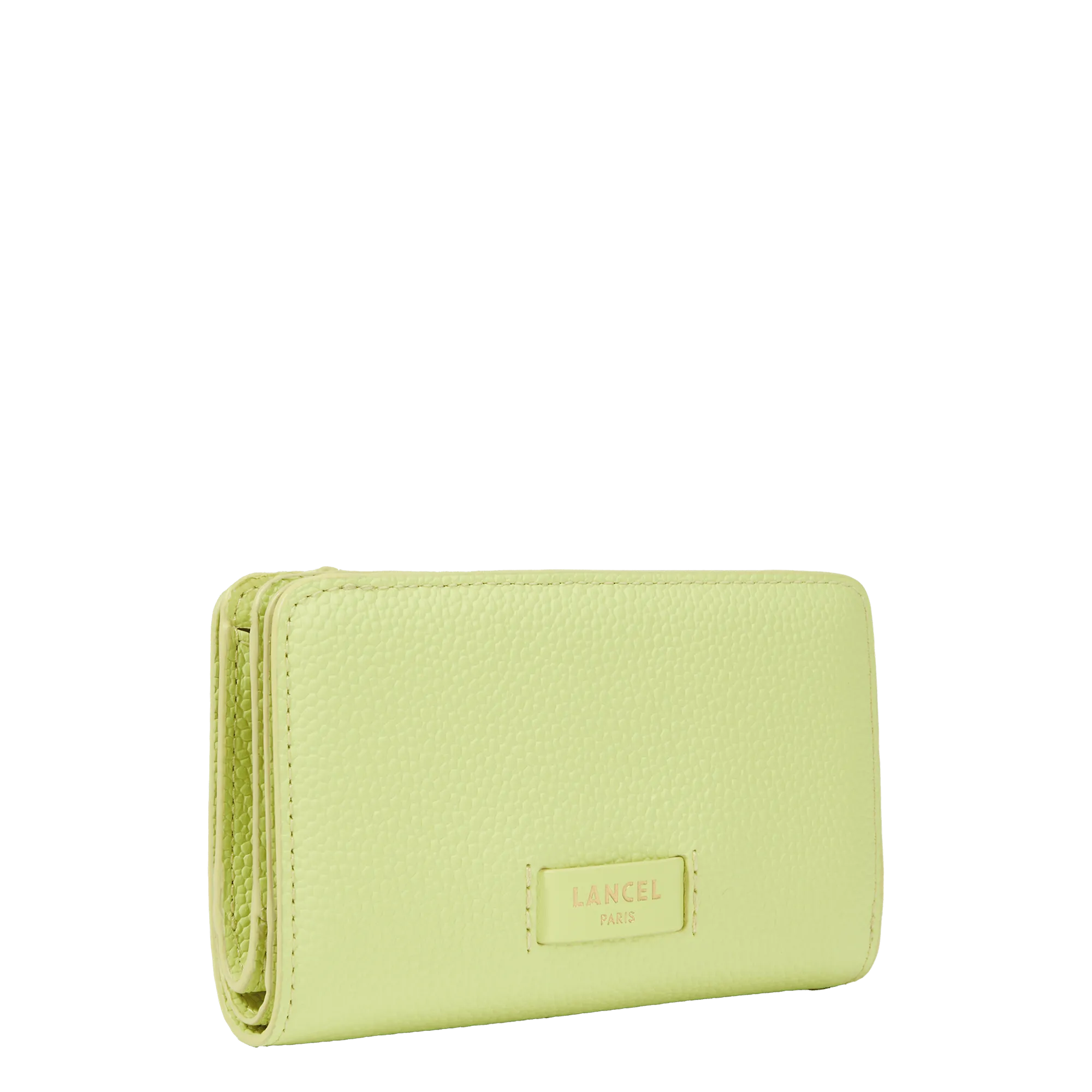 Rectangular zipped compact wallet