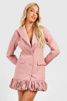 Robe blazer à volants