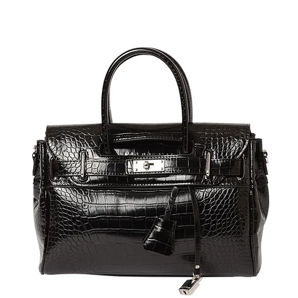 Sac Pyla-Rythme Mini Croco - CB01 Noir | Mac Douglas | Gandy.fr