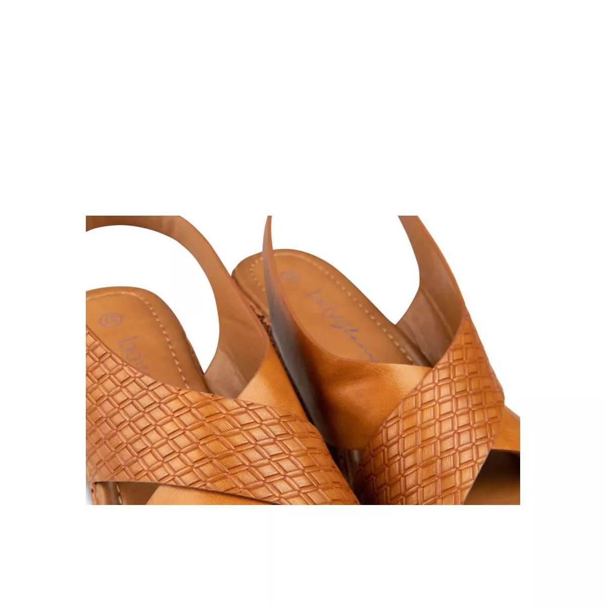 Sandales COGNAC LADY GLAM