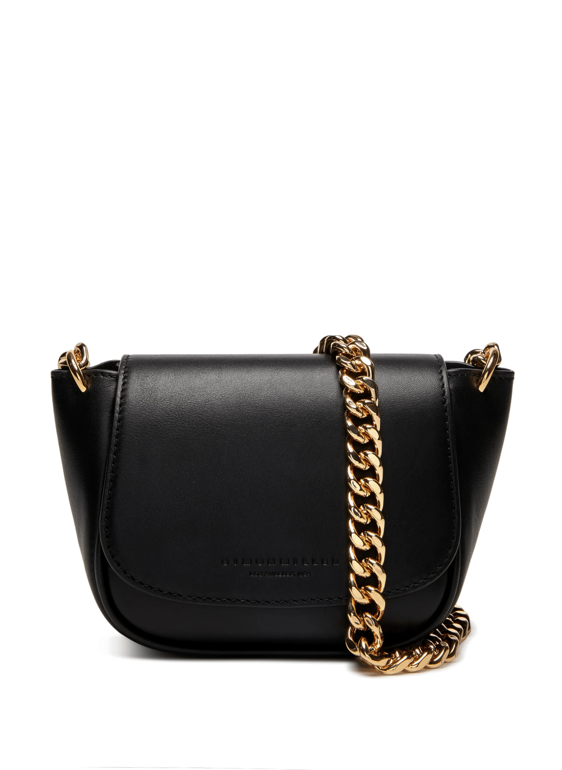 SIMON MILLER  Mini sac pliant en cuir  - Noir