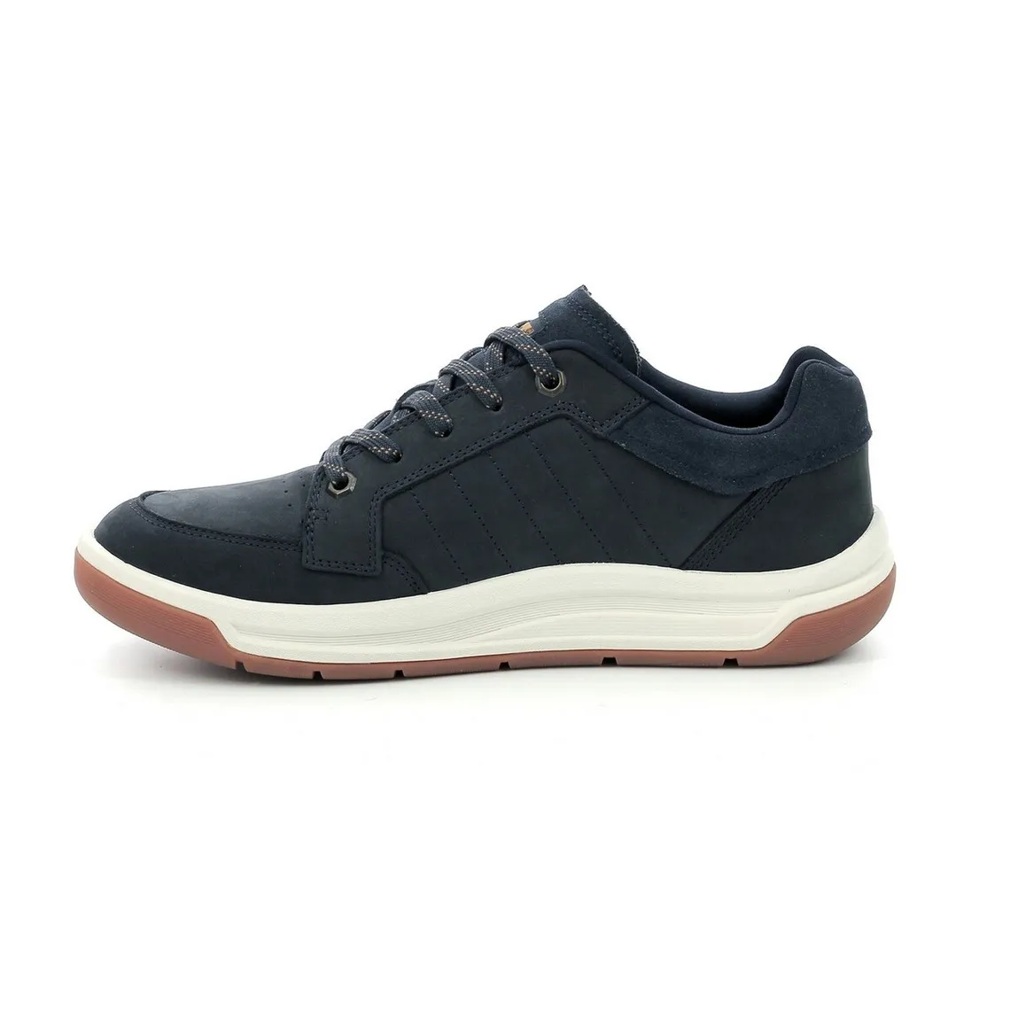 Sneakers bas bleu nuit - APA CUSH en cuir | 3 Suisses