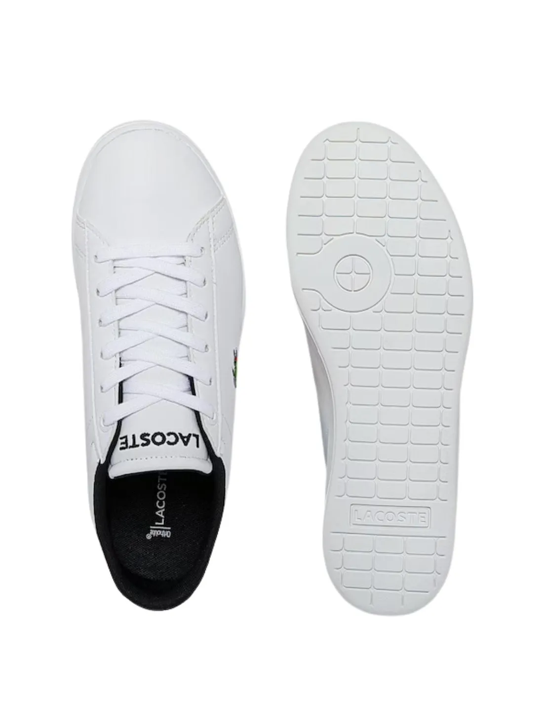 Sneakers garçon Lacoste Ref 55423 blanc / noir